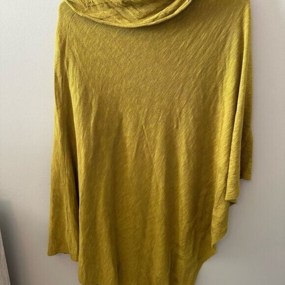 Apropos Stylish Mustard Yellow Poncho/Cape XL - Picture 2 of 6